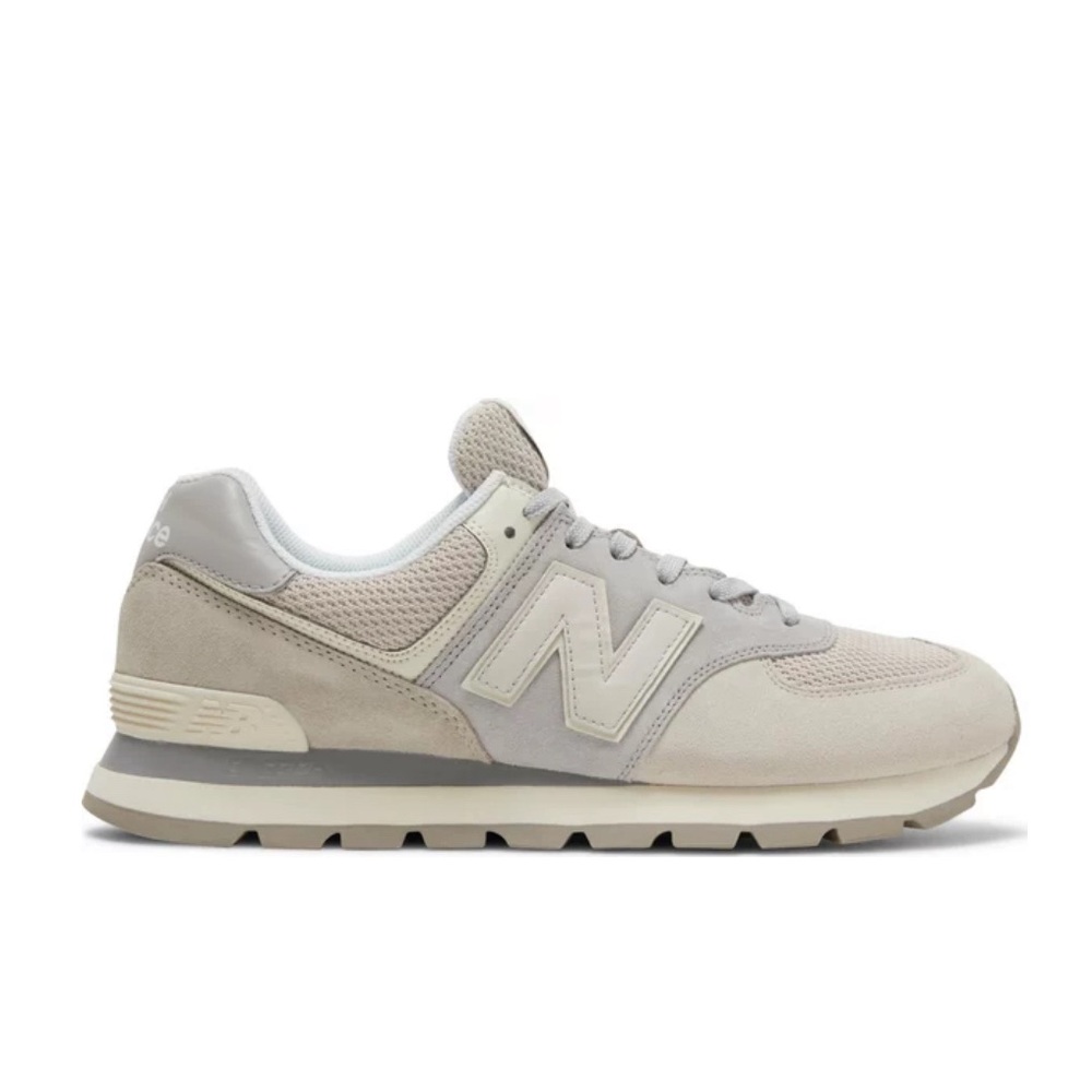 Men’s New Balance 574 Timberwolf/Rain Cloud